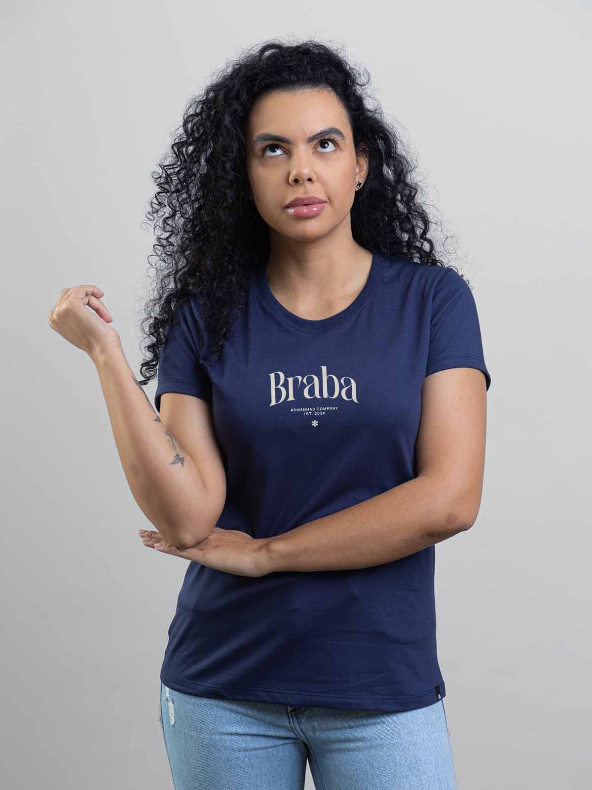 Camiseta Feminina Braba Nova Asmanhas