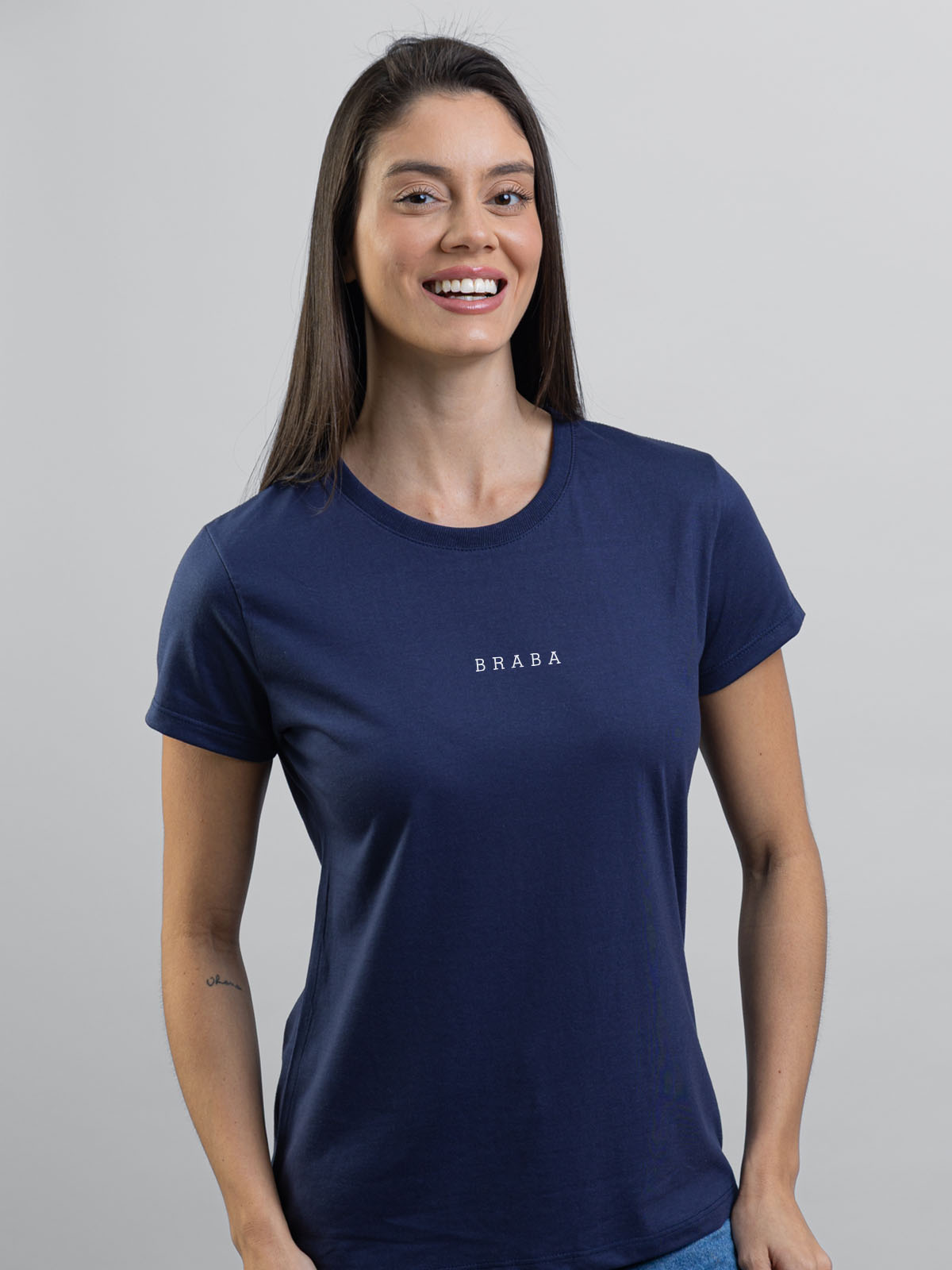 Camiseta Feminina Braba Minimalista Asmanhas