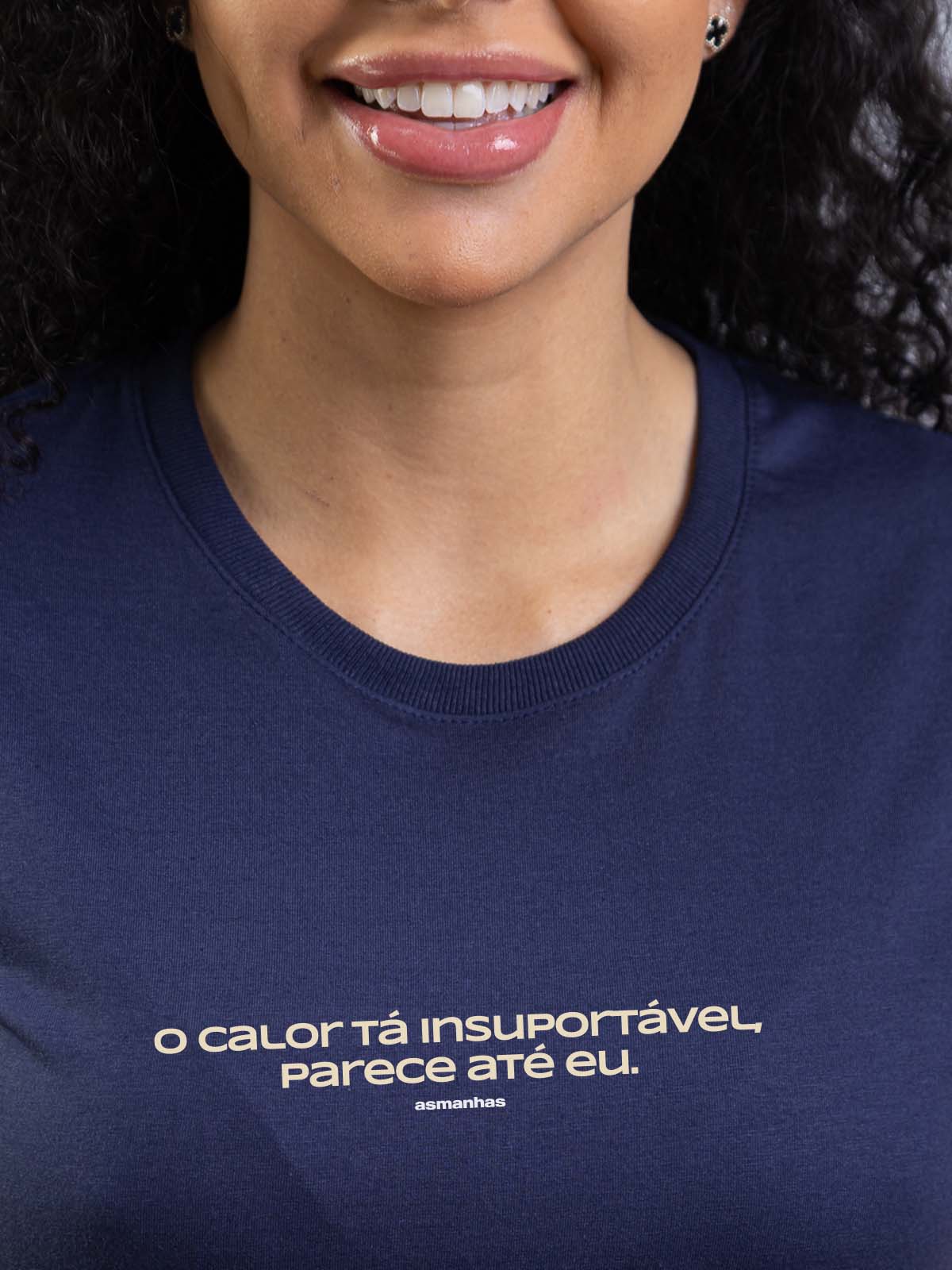 Camiseta Feminina Calor Tá Insuportável Asmanhas