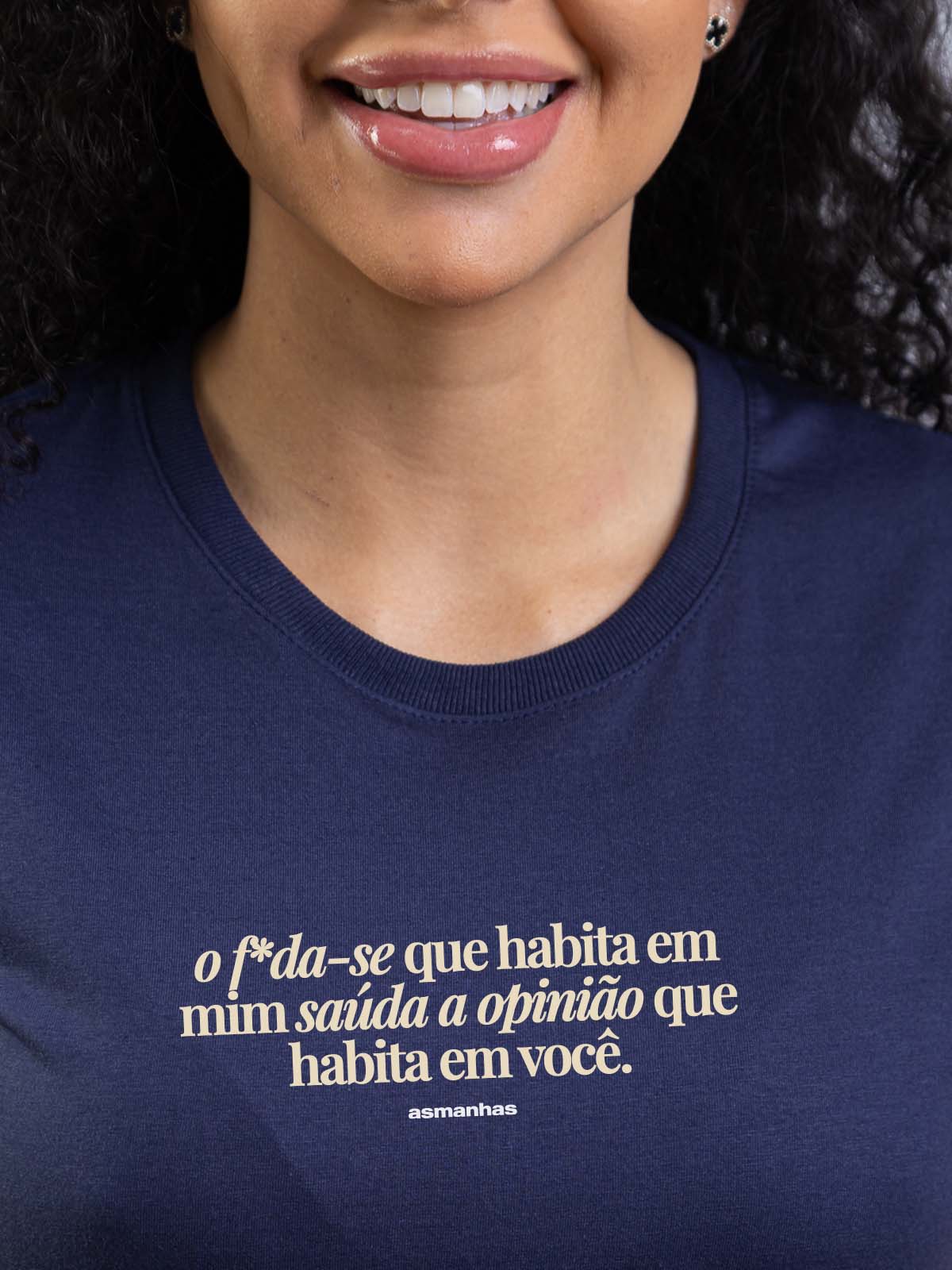 Camiseta Feminina Namastê Asmanhas