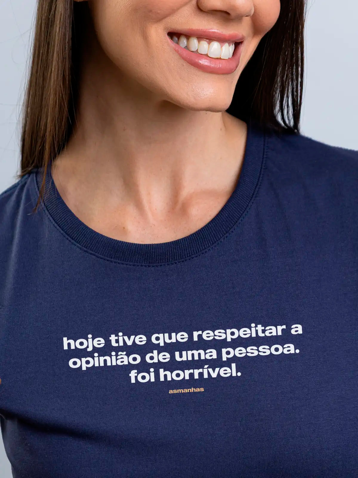 Camiseta Feminina Foi Horrível Asmanhas