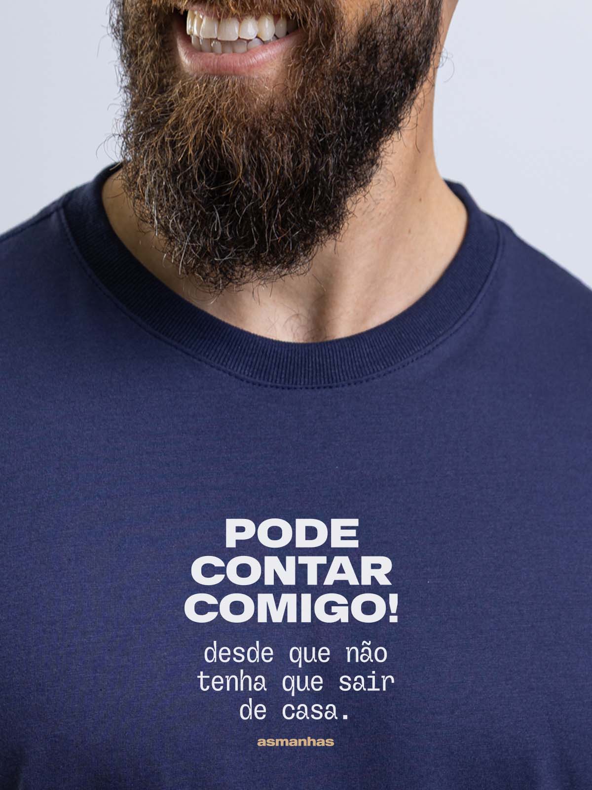 Camiseta Pode Contar Comigo Asmanhas