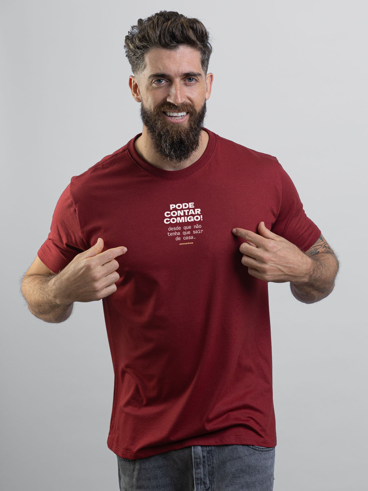 Camiseta Pode Contar Comigo Asmanhas