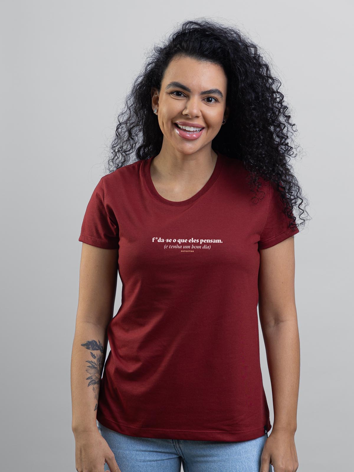 Camiseta Feminina Tenha Um Bom Dia Asmanhas