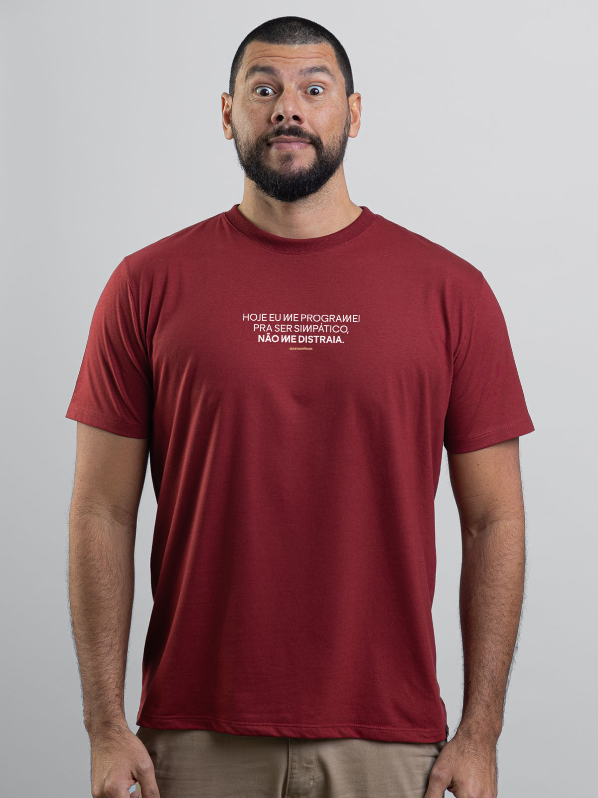 Camiseta Não Me Distraia Asmanhas Liquida