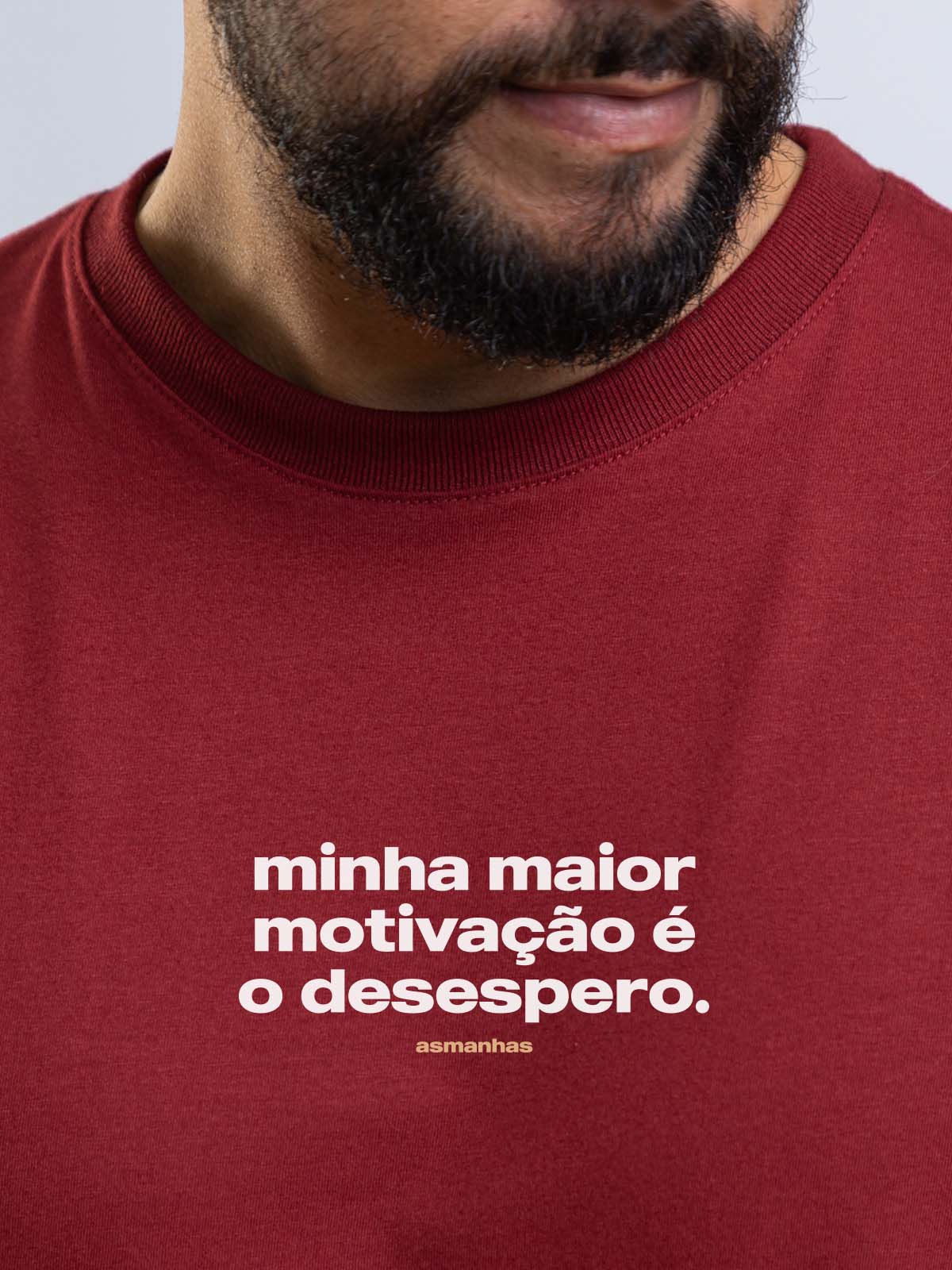 Camiseta Minha Motivação é o Desespero Asmanhas