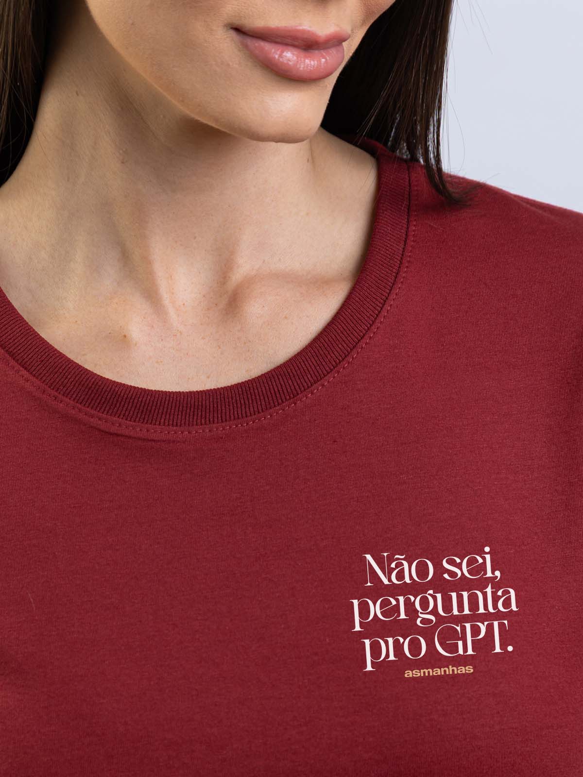 Camiseta Feminina Pergunta pro GPT Asmanhas