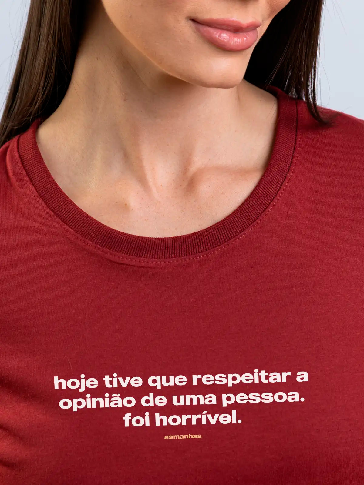 Camiseta Feminina Foi Horrível Asmanhas