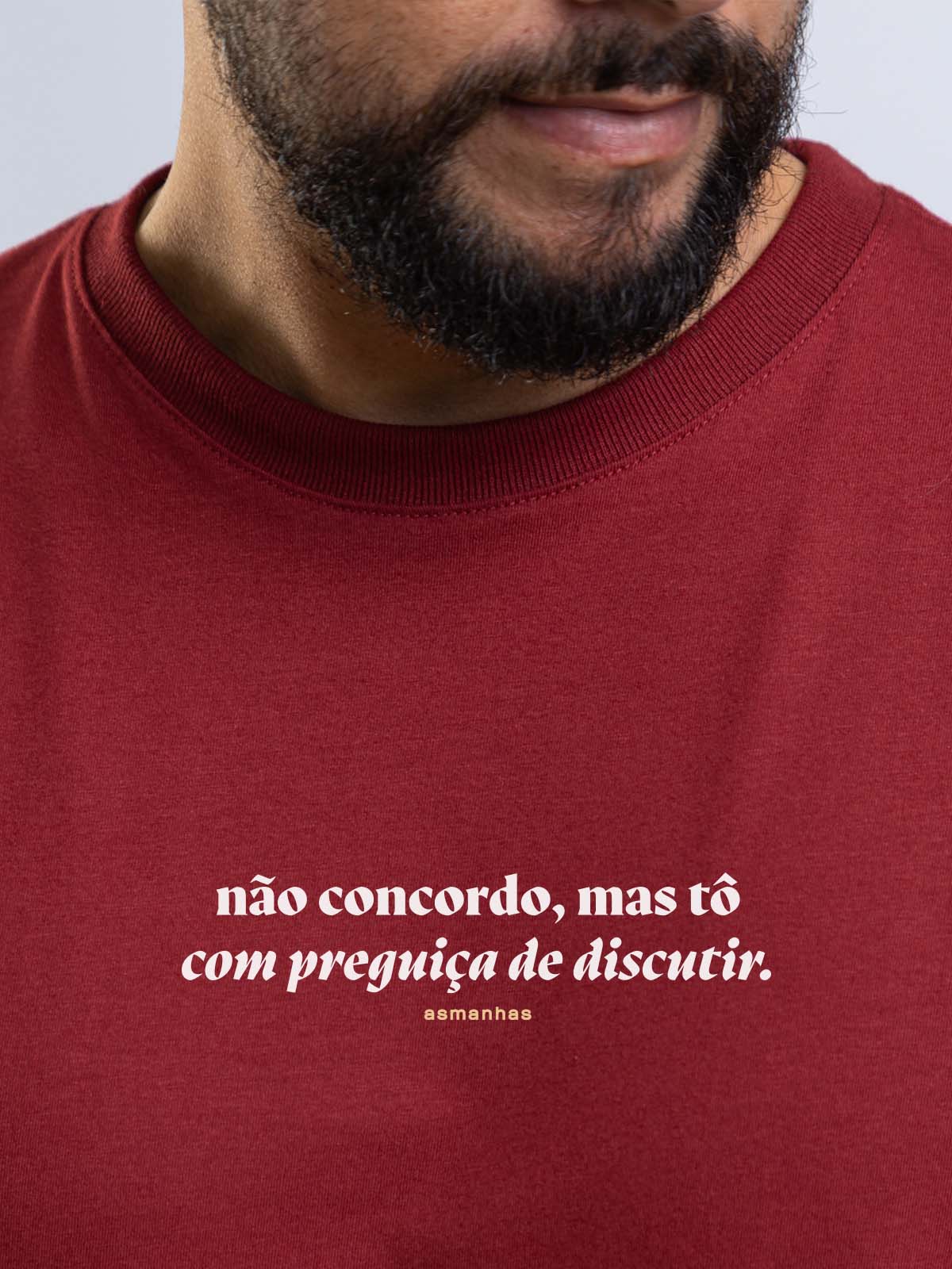 Camiseta Preguiça de Discutir Asmanhas