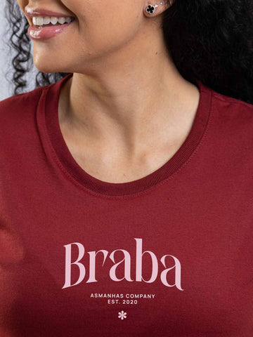 Camiseta Feminina Braba Nova Asmanhas