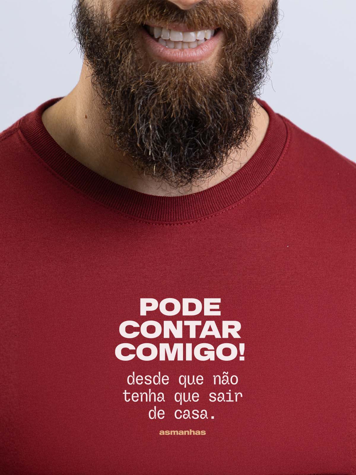 Camiseta Pode Contar Comigo Asmanhas