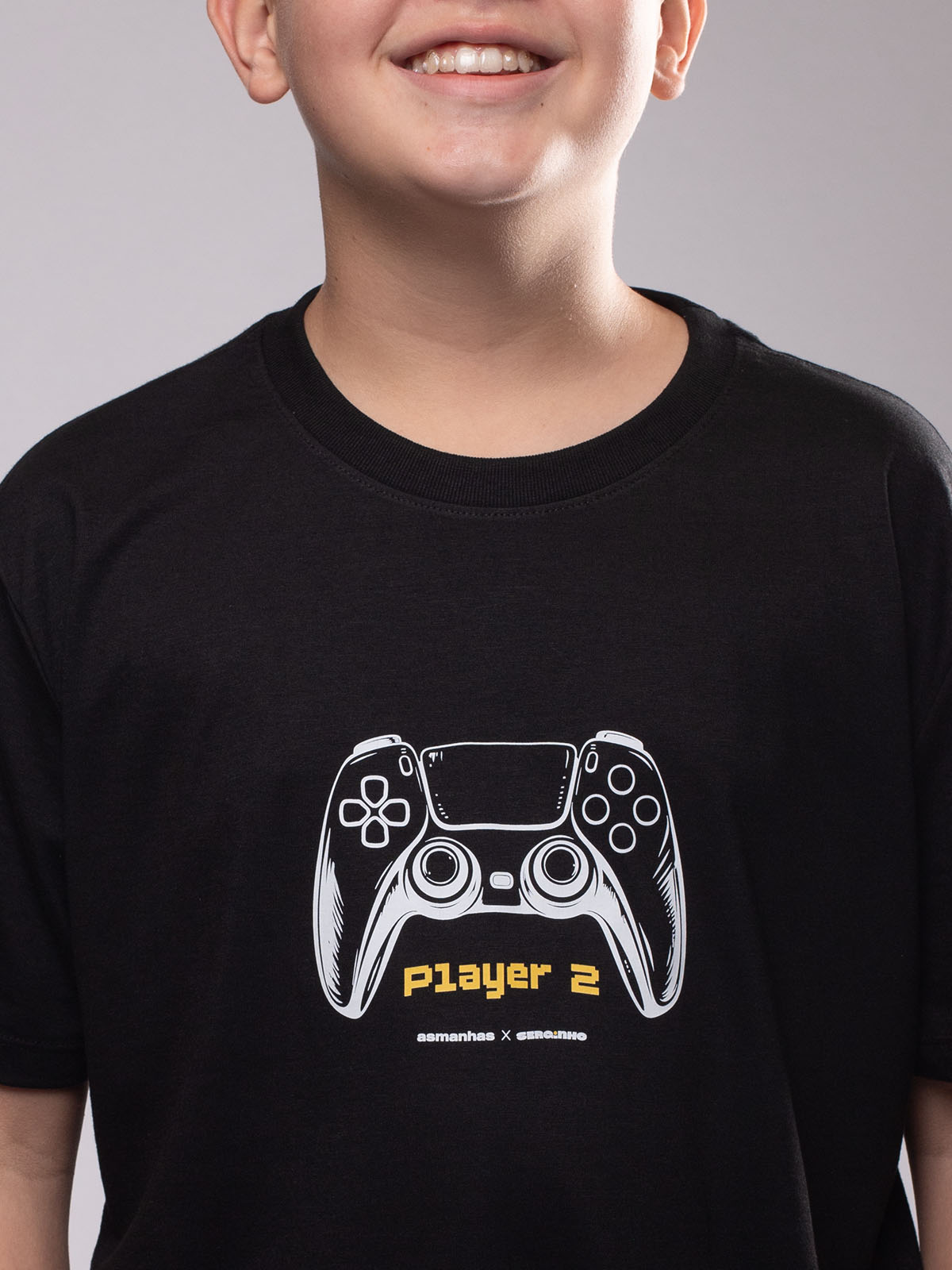 Camiseta Infantil Player 2 Asmanhas