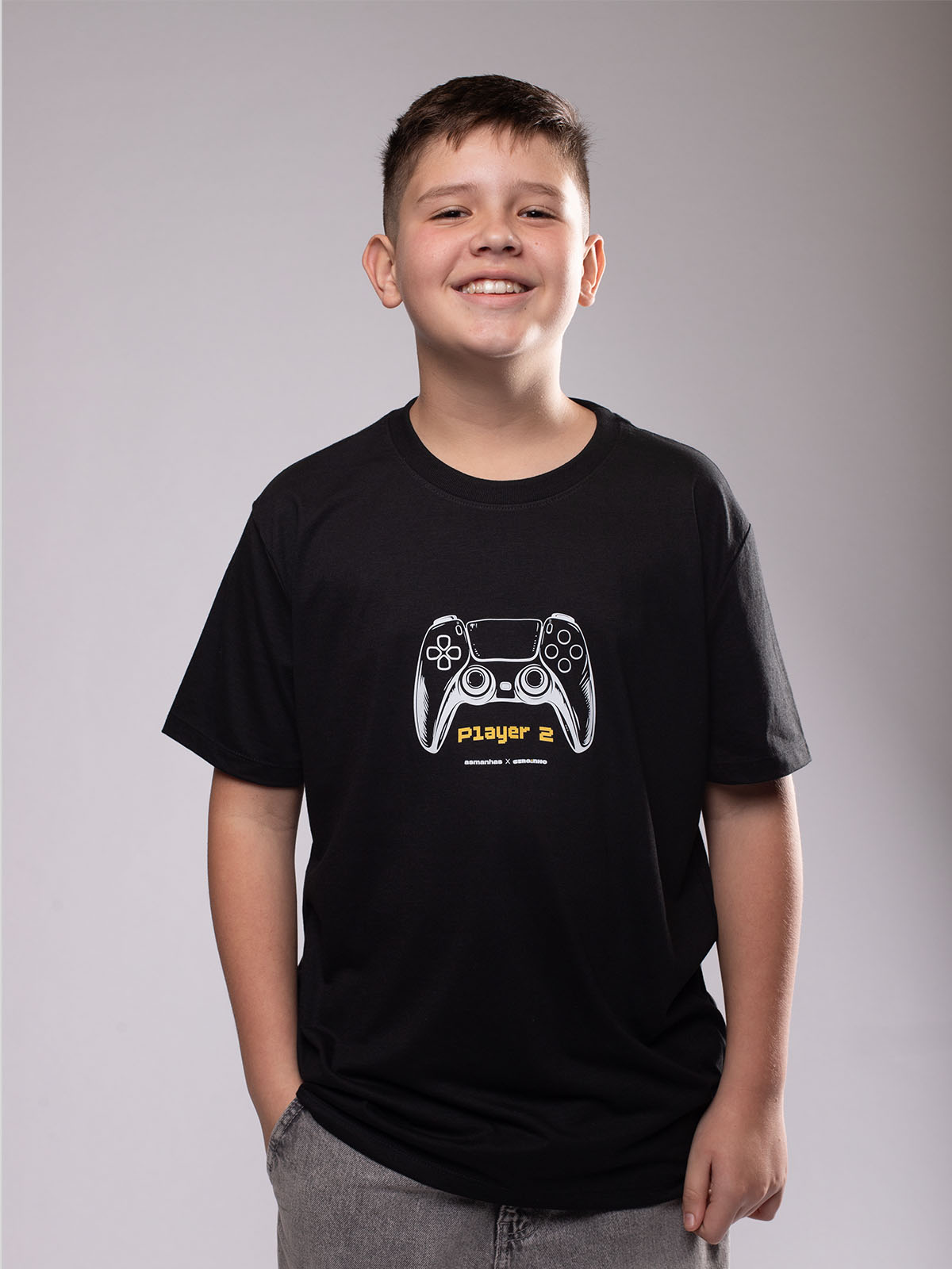 Camiseta Infantil Player 2 Asmanhas