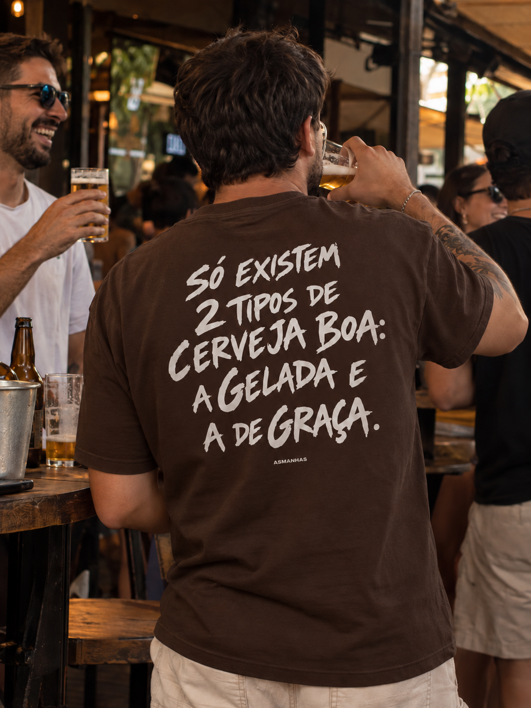 Camiseta 2 Tipos de Cerveja Asmanhas