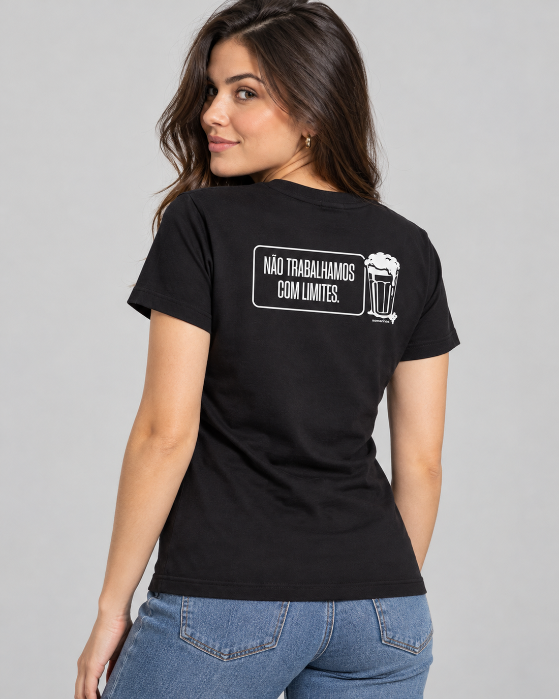 Camiseta Feminina Não Trabalhamos Com Limites Asmanhas