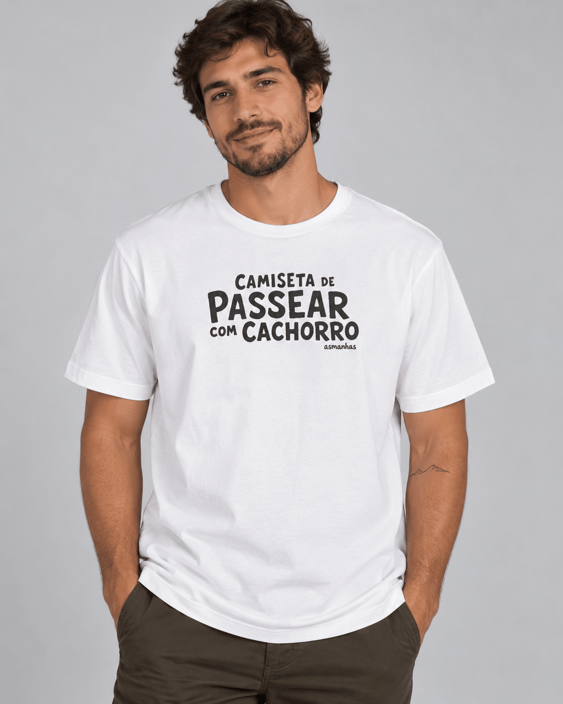 Camiseta Passear Com Cachorro Asmanhas