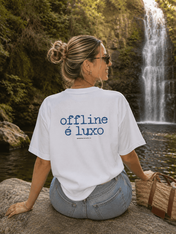 Camiseta Offline É Luxo Asmanhas
