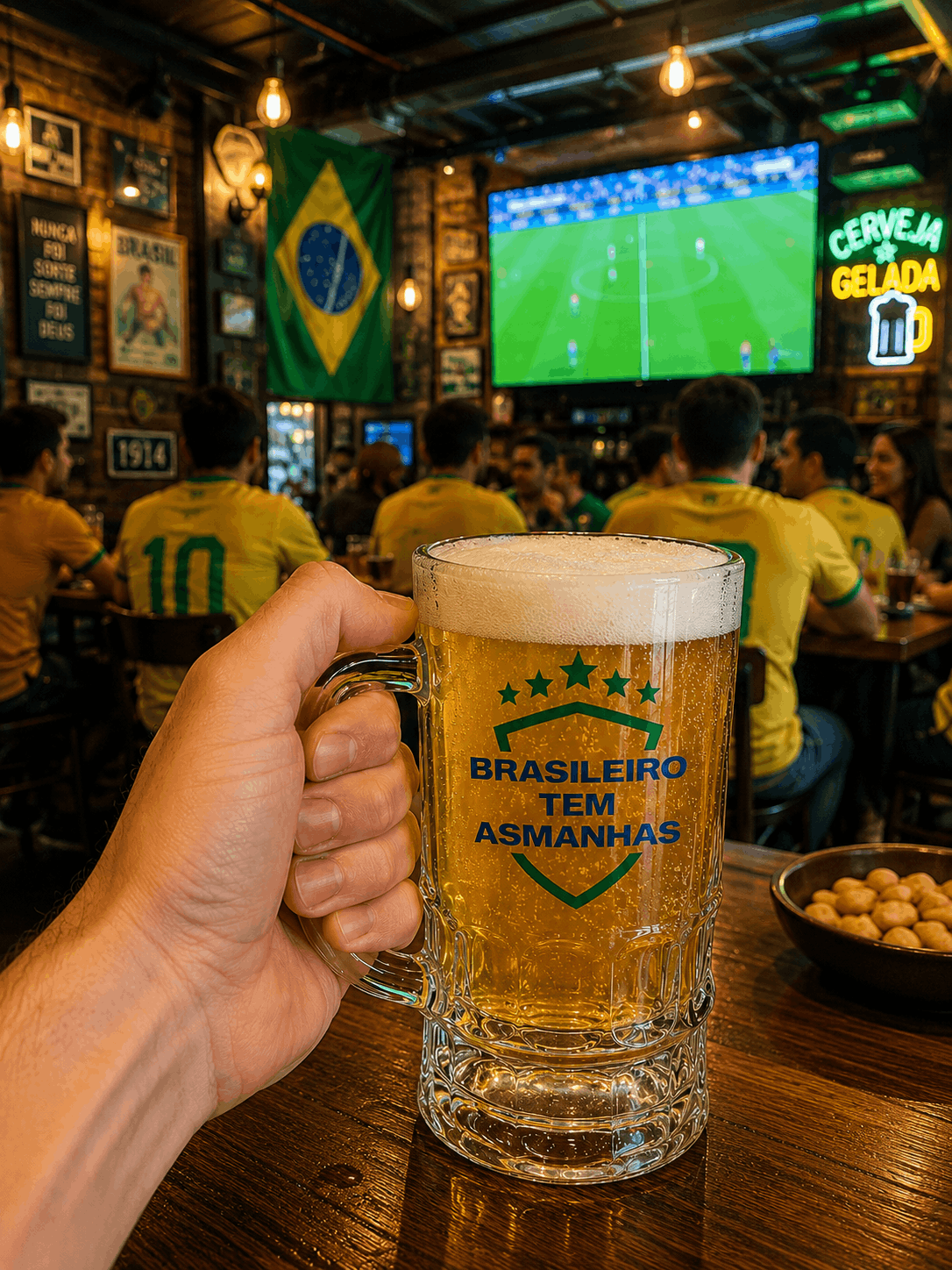 Copo de Chopp Brasileiro Tem Asmanhas