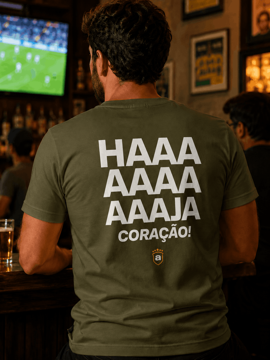Camiseta Copa Haja Coração Asmanhas
