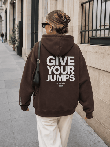 Casaco de Moletom Give Your Jumps Asmanhas
