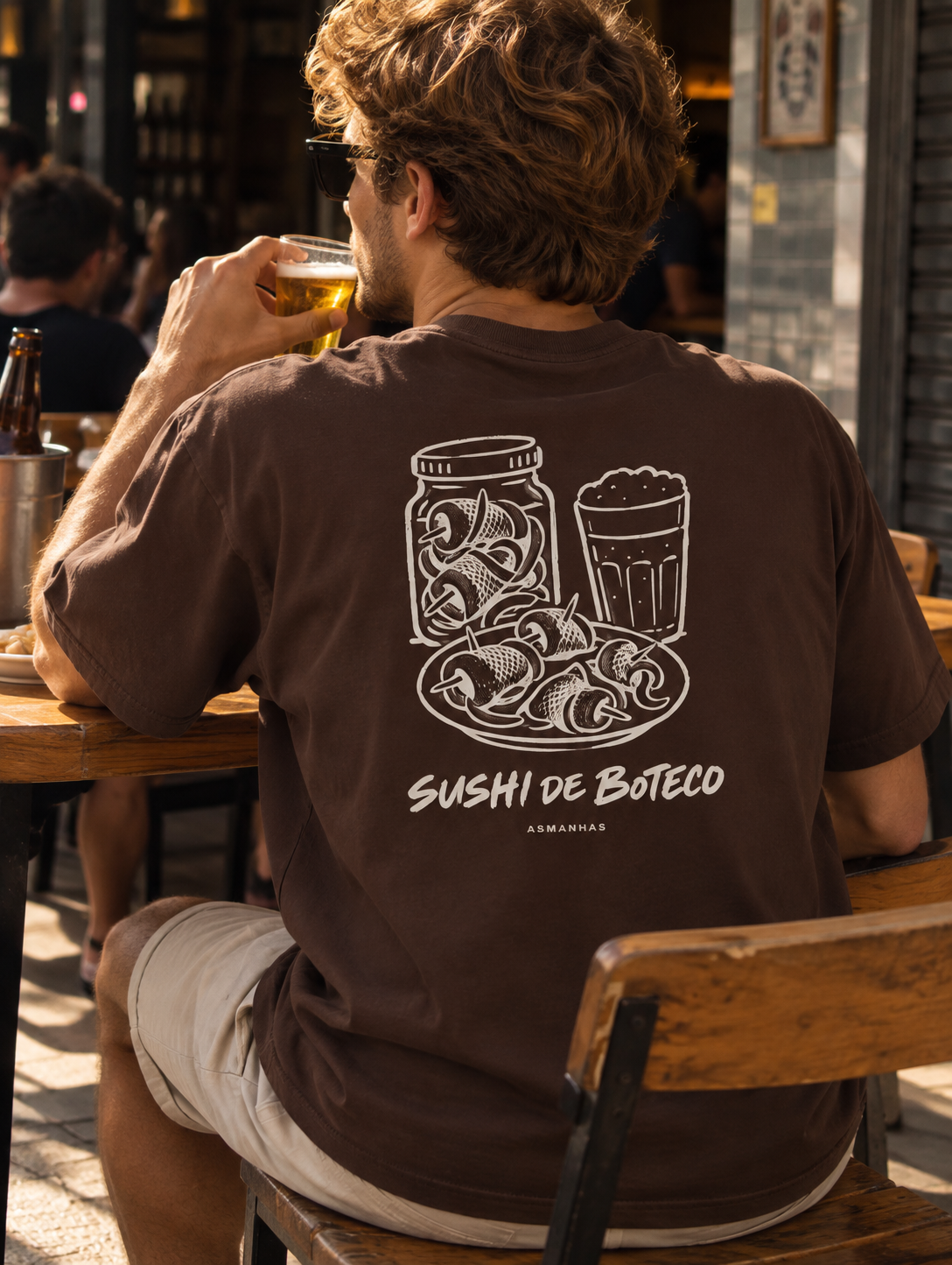 Camiseta Sushi de Bar Asmanhas