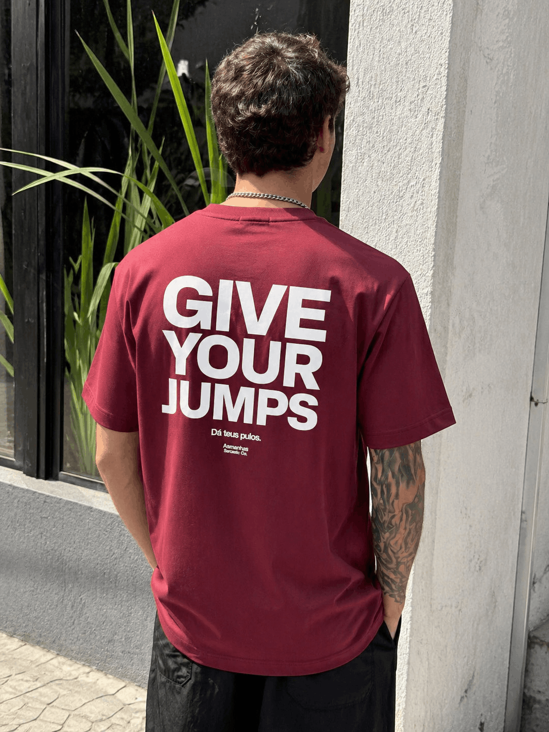 Camiseta Give Your Jumps Asmanhas