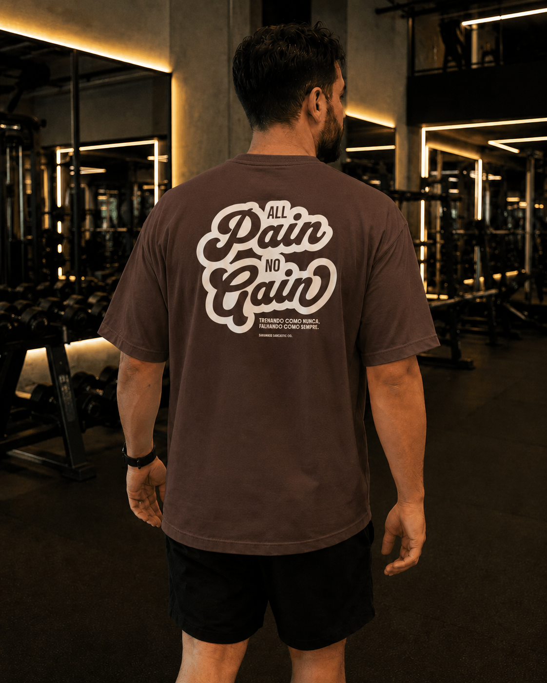 Camiseta All Pain No Gain Asmanhas