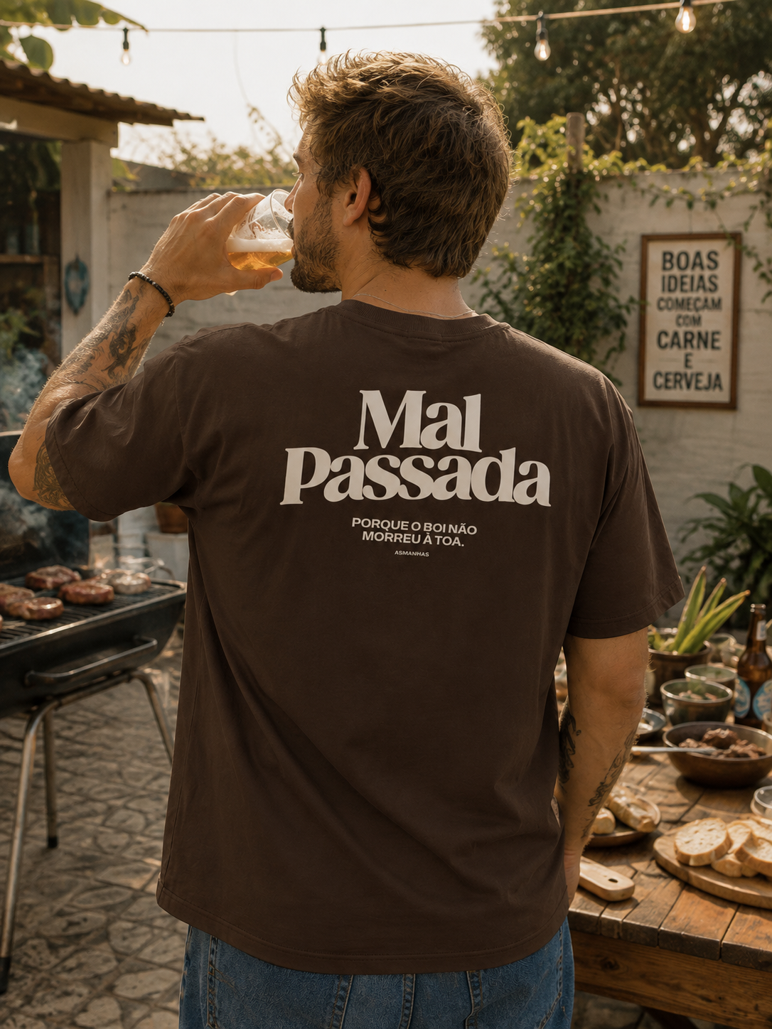 Camiseta Oversized Mal Passada Asmanhas