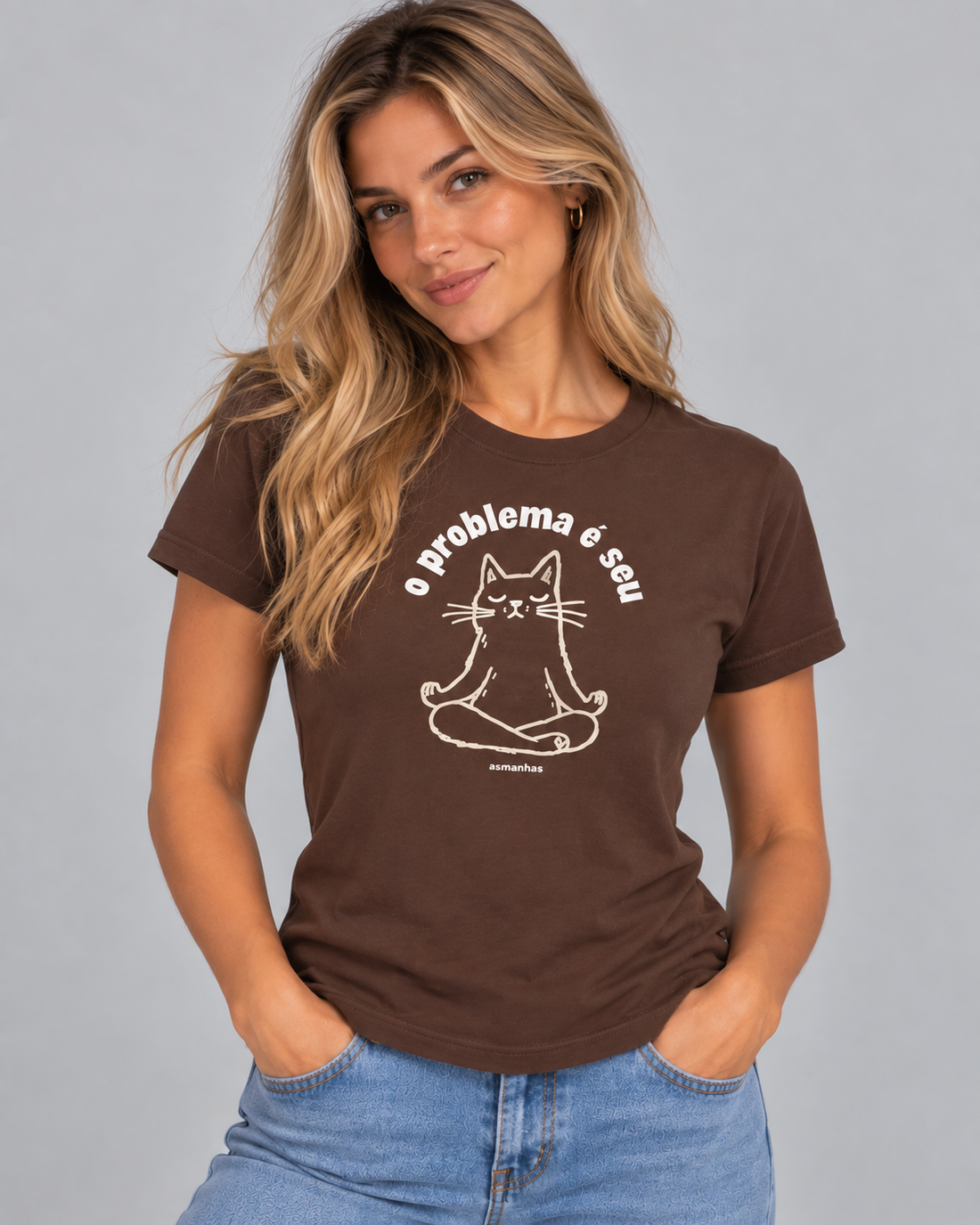 Camiseta Feminina O Problema É Seu Asmanhas