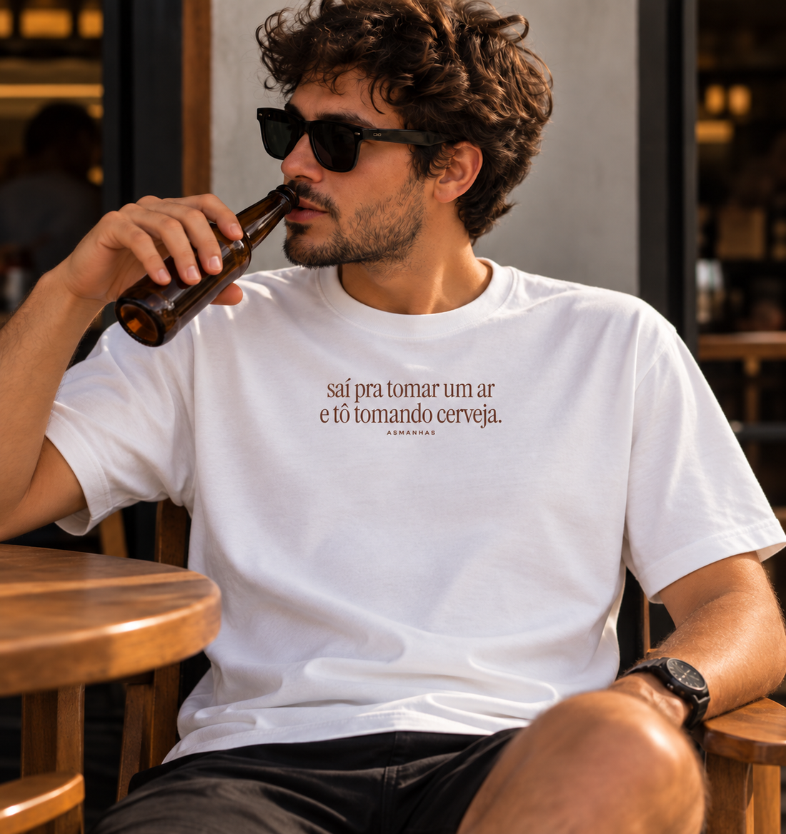 Camiseta Tô Tomando Cerveja Asmanhas