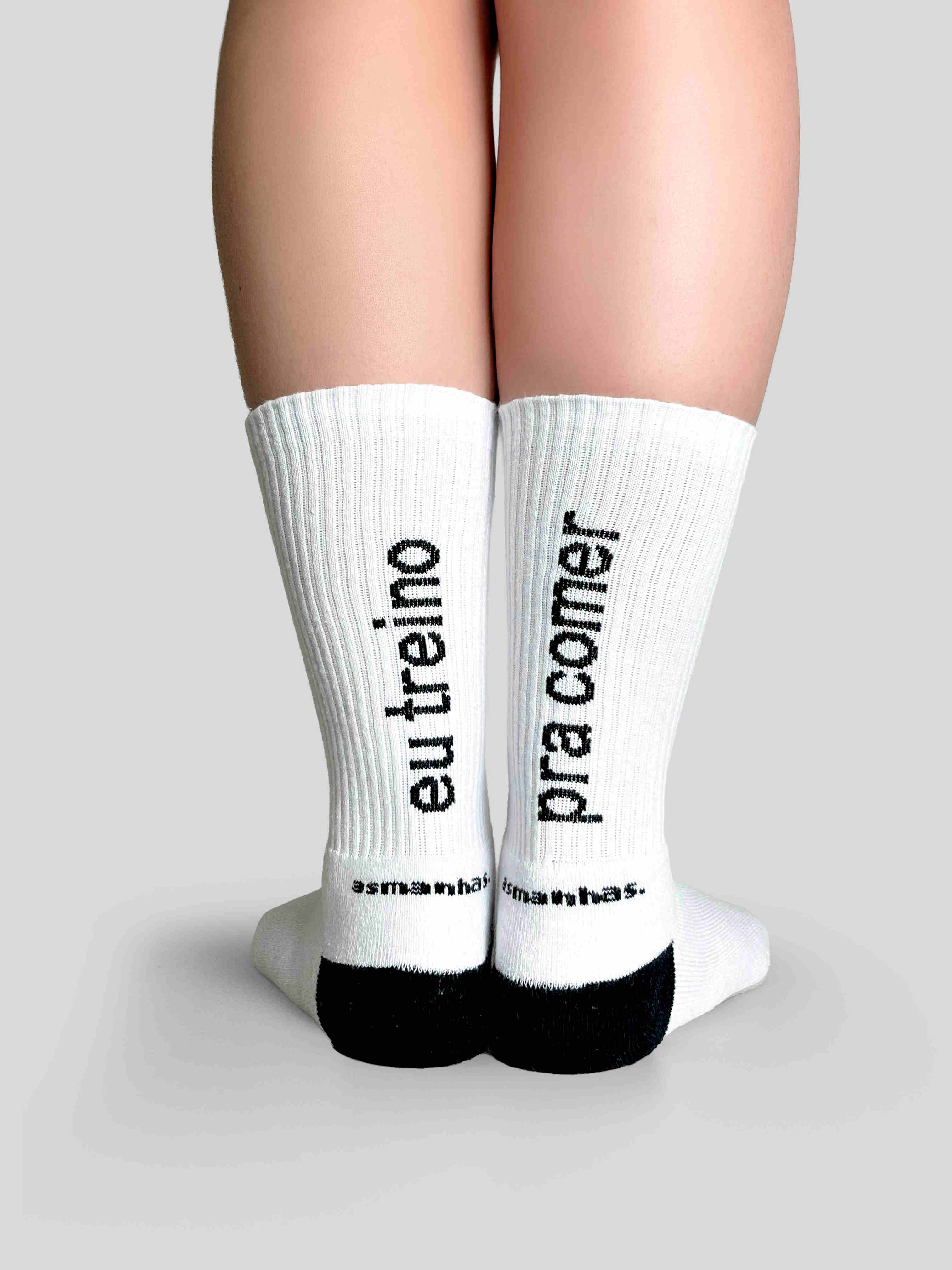 Kit 3 Pares de Meias - Academia com Sarcasmo - Asmanhas