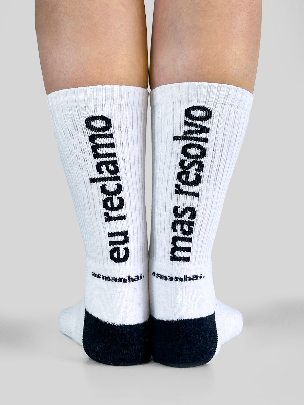 Kit 2 Pares de Meias - Treino e Reclamo - Asmanhas