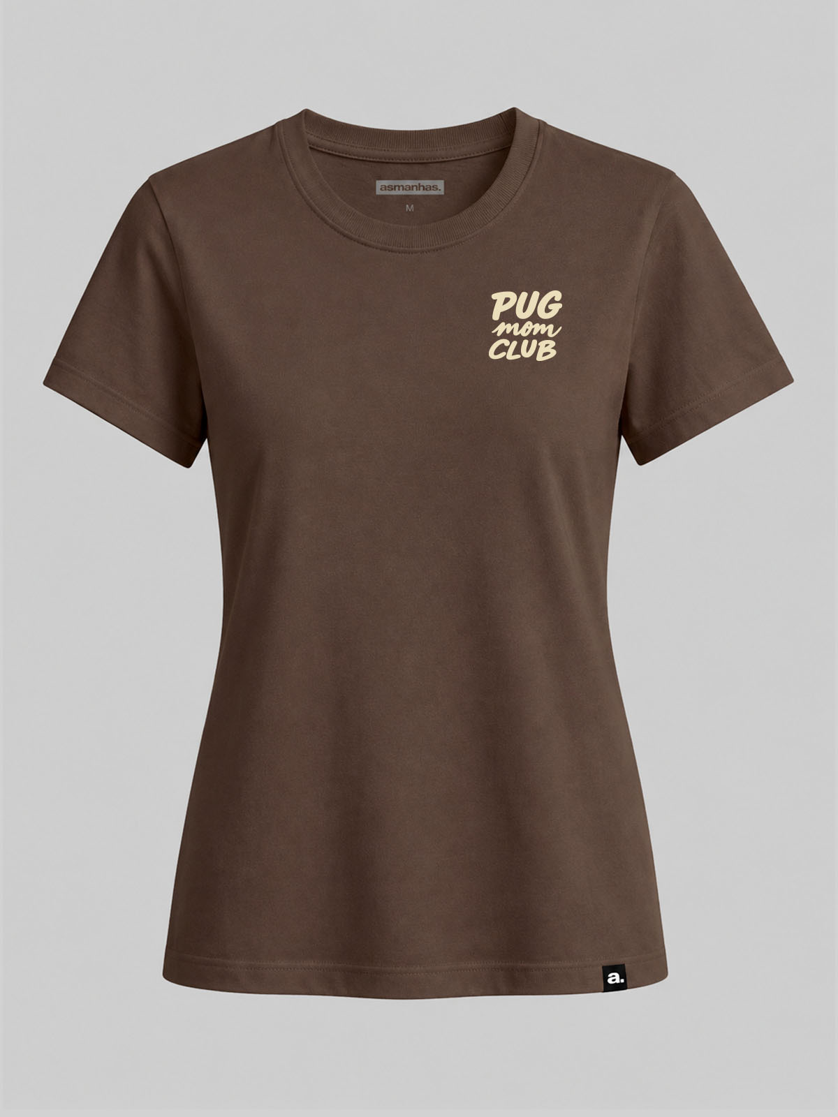 Camiseta Feminina Clube Mãe de Pug Asmanhas