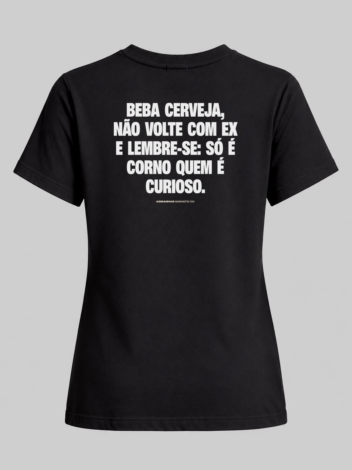 Camiseta Feminina Beba Cerveja Asmanhas