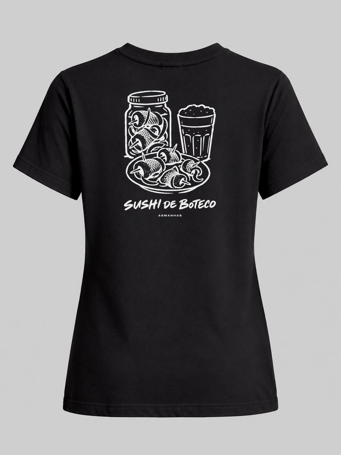Camiseta Feminina Sushi de Bar Asmanhas