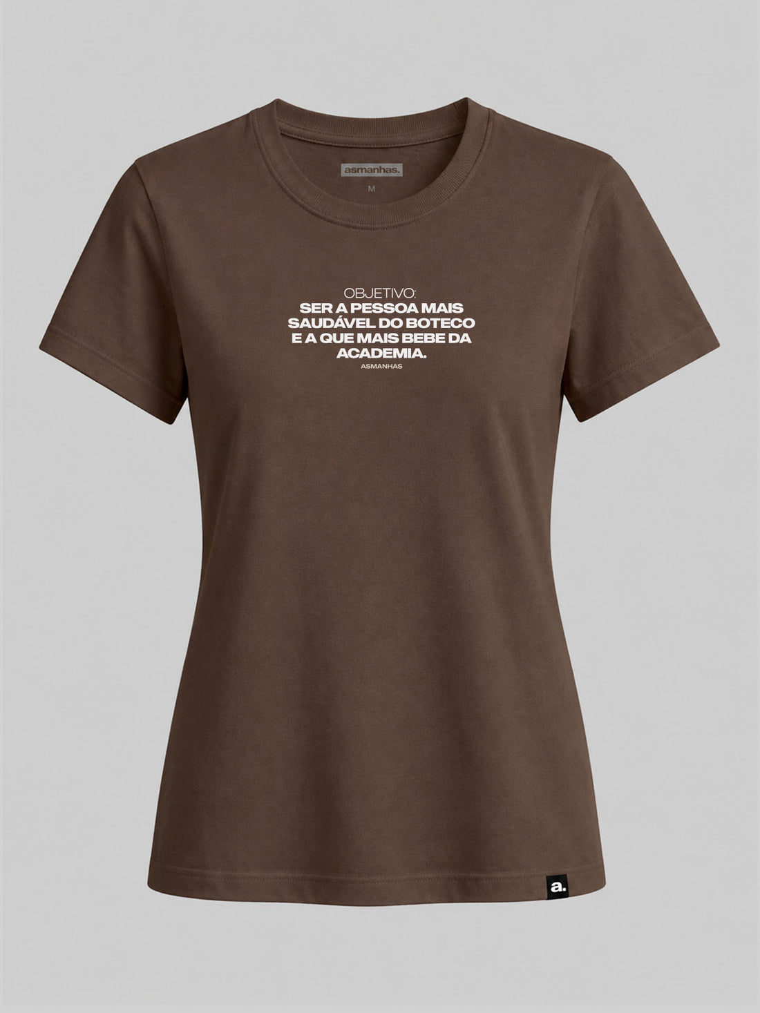 Camiseta Feminina Mais Saudável do Boteco Asmanhas