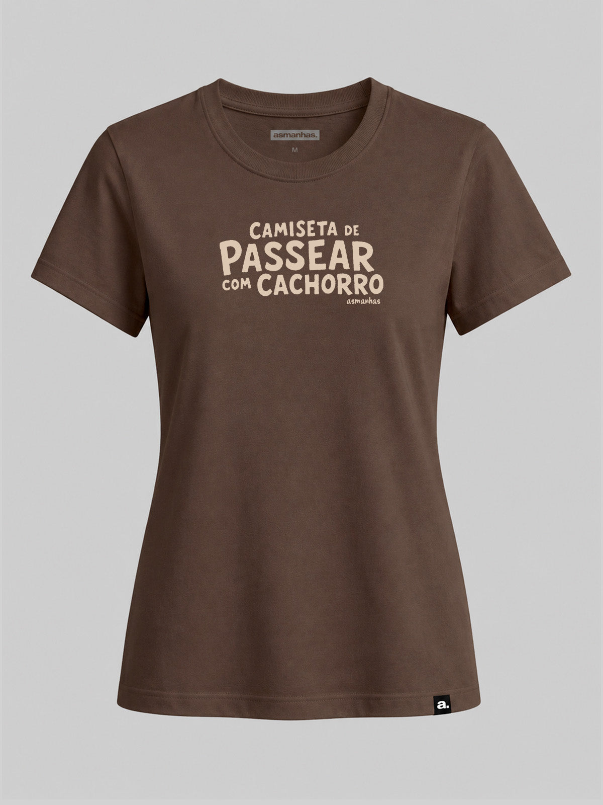 Camiseta Feminina Passear com Cachorro Asmanhas