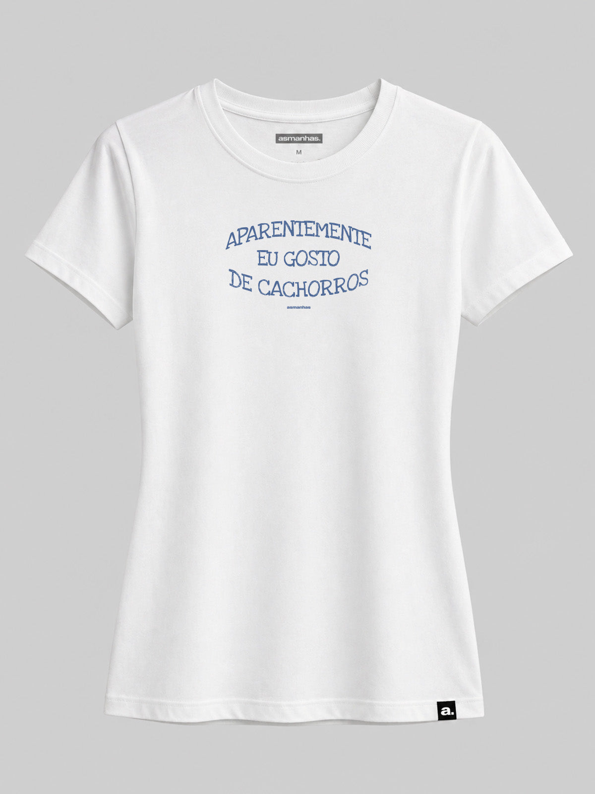 Camiseta Feminina Gosto de Cachorros Asmanhas