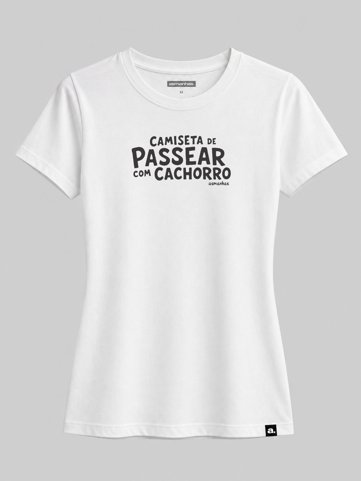 Camiseta Feminina Passear com Cachorro Asmanhas