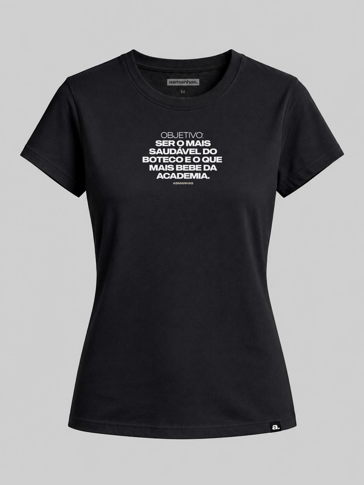 Camiseta Feminina Mais Saudável do Boteco Asmanhas