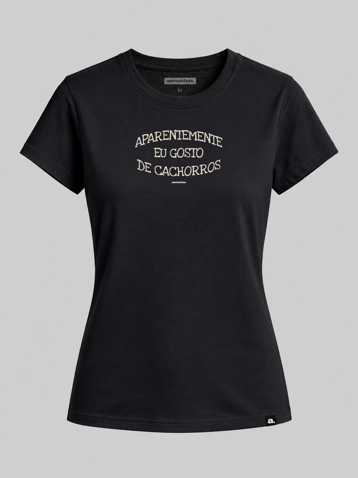 Camiseta Feminina Gosto de Cachorros Asmanhas