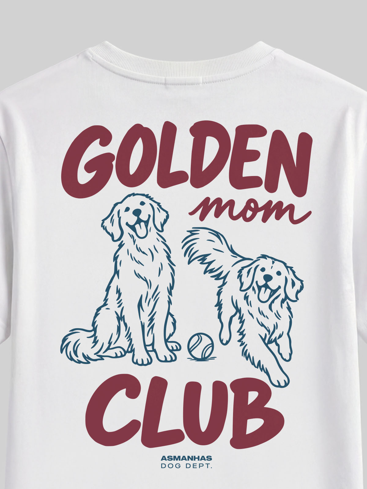 Camiseta Feminina Clube Mãe de Golden Asmanhas