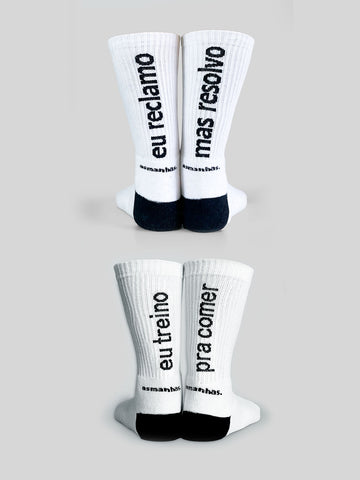 Kit 2 Pares de Meias - Treino e Reclamo - Asmanhas