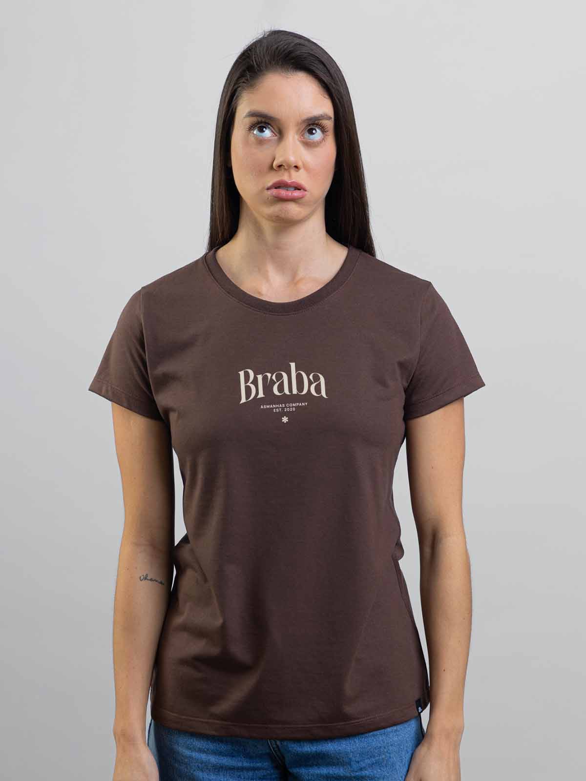 Camiseta Feminina Braba Nova Asmanhas