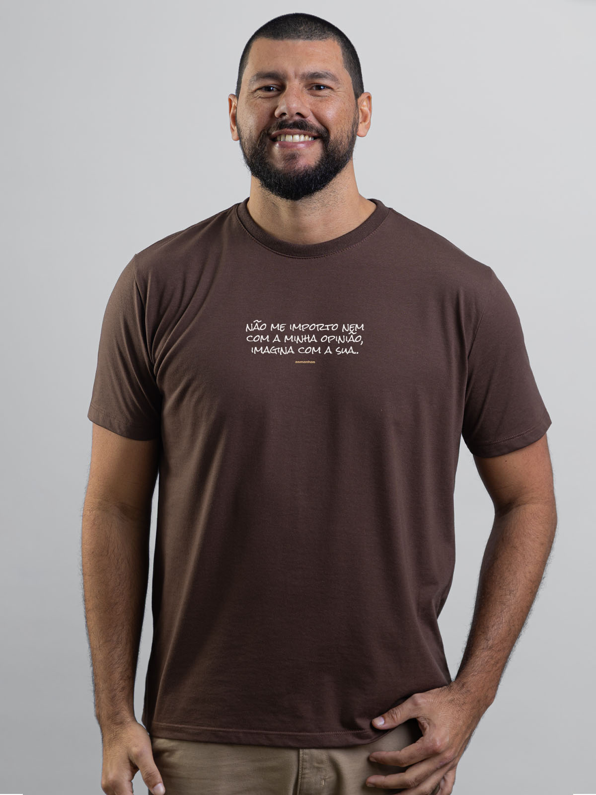 Camiseta Não Me Importo Asmanhas