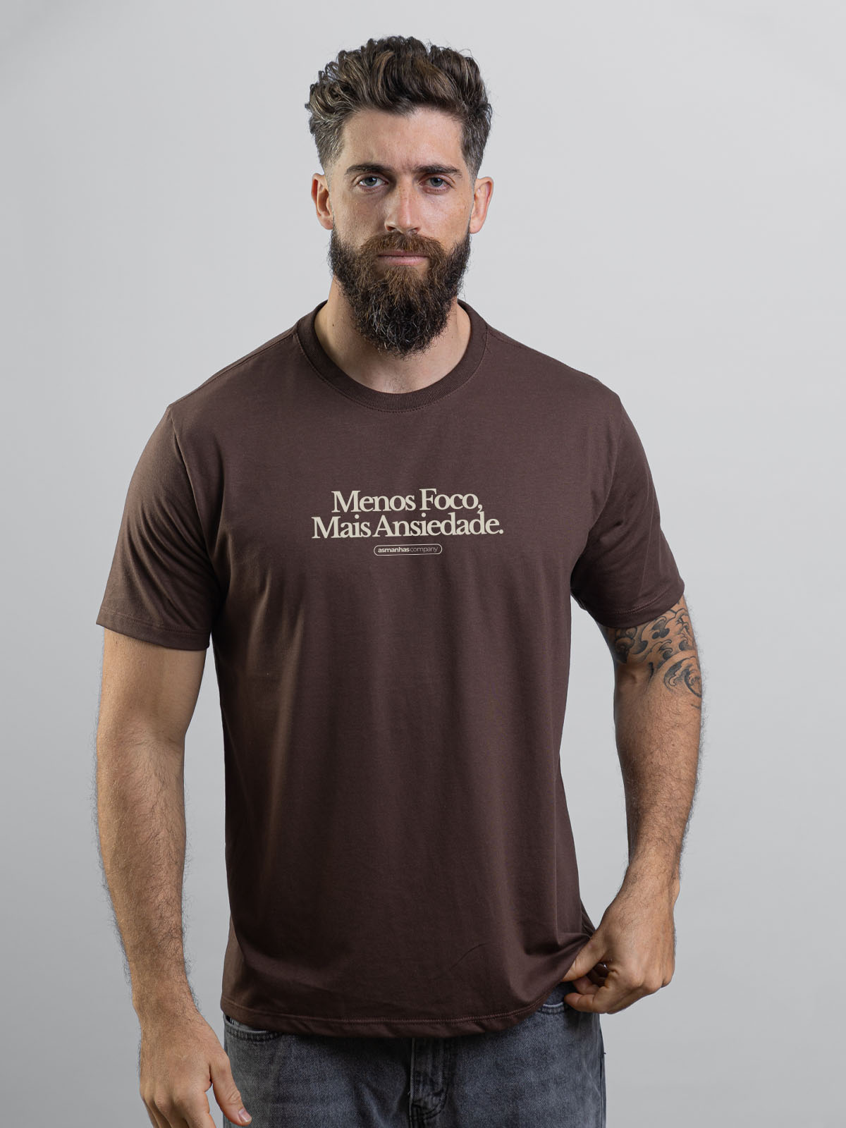 Camiseta Menos Foco Mais Ansiedade Asmanhas