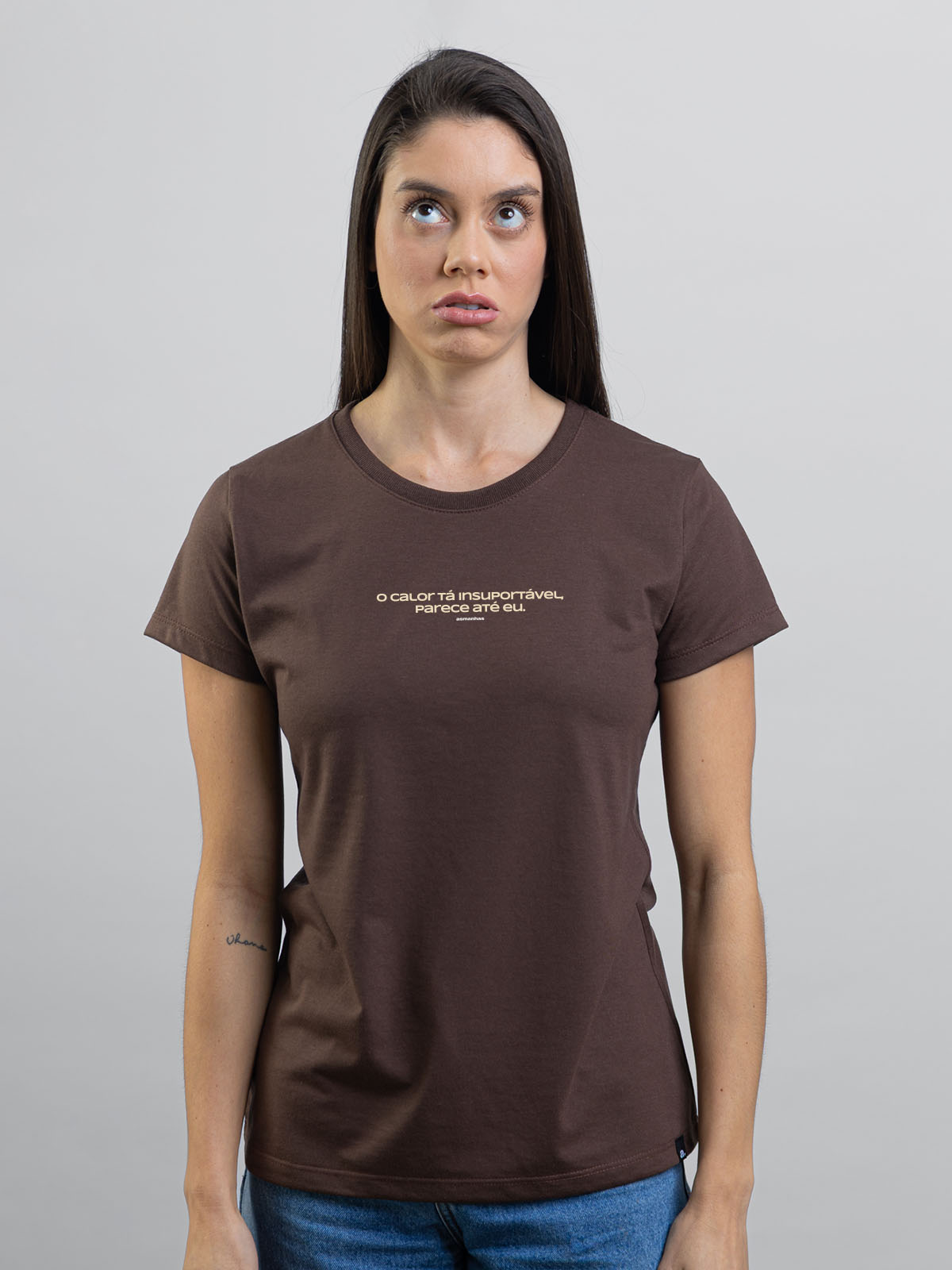 Camiseta Feminina Calor Tá Insuportável Asmanhas