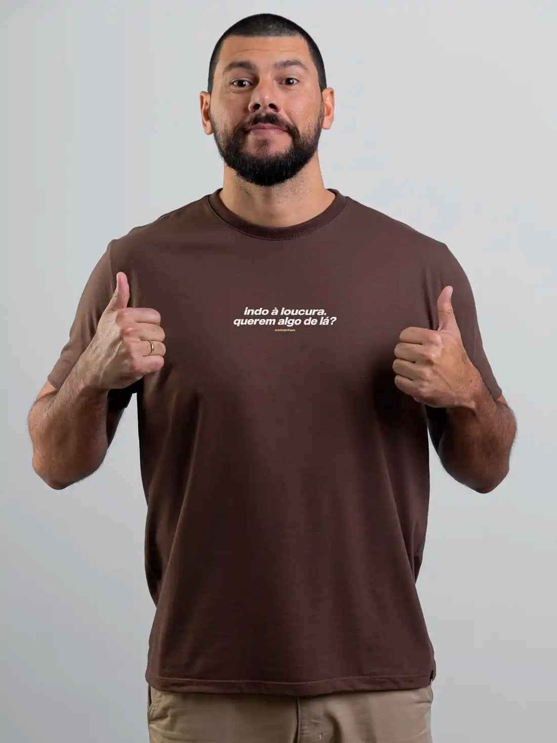 Camiseta Indo À Loucura Asmanhas