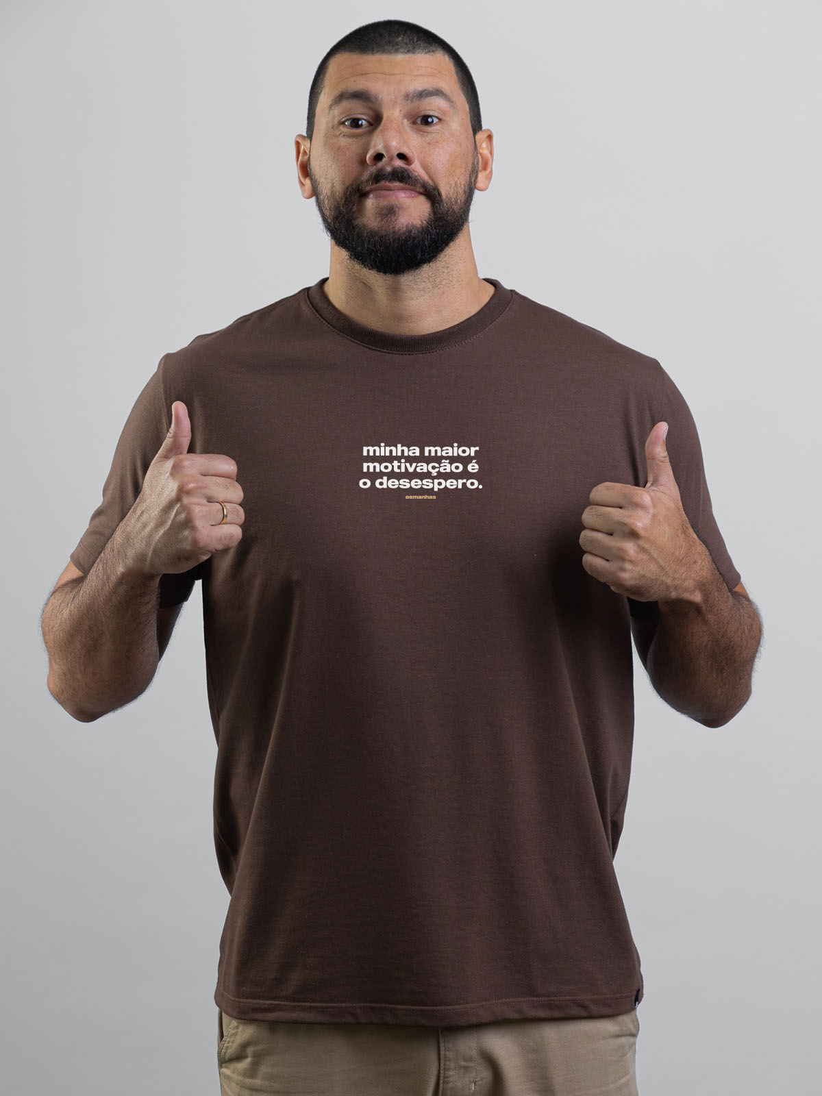 Camiseta Minha Motivação é o Desespero Asmanhas