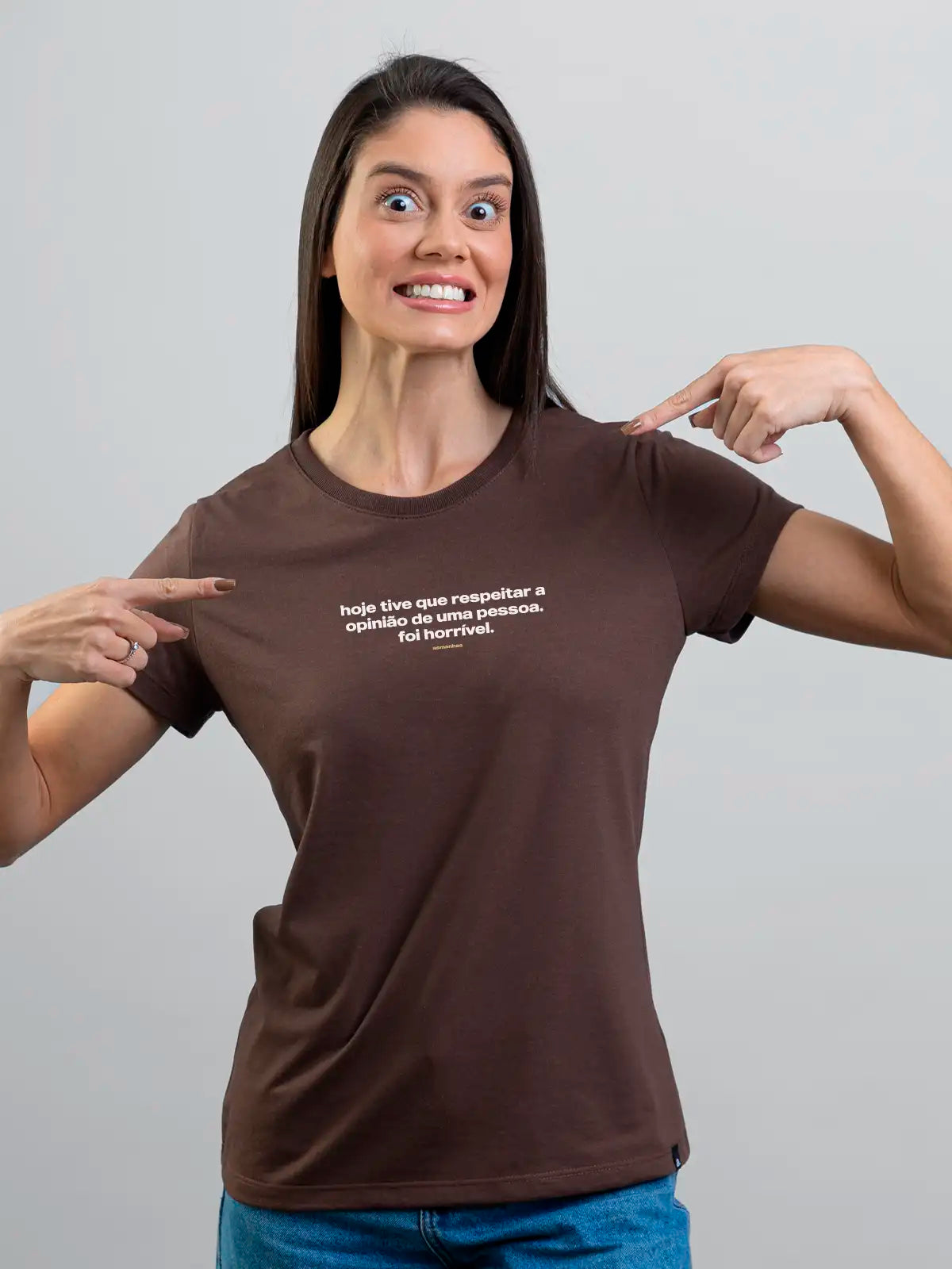 Camiseta Feminina Foi Horrível Asmanhas